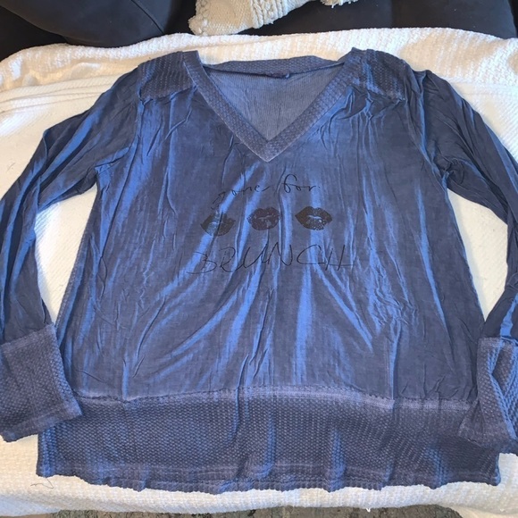 ‘gone 4 Brunch’ Graphic Soft Knit Top - Picture 9 of 15
